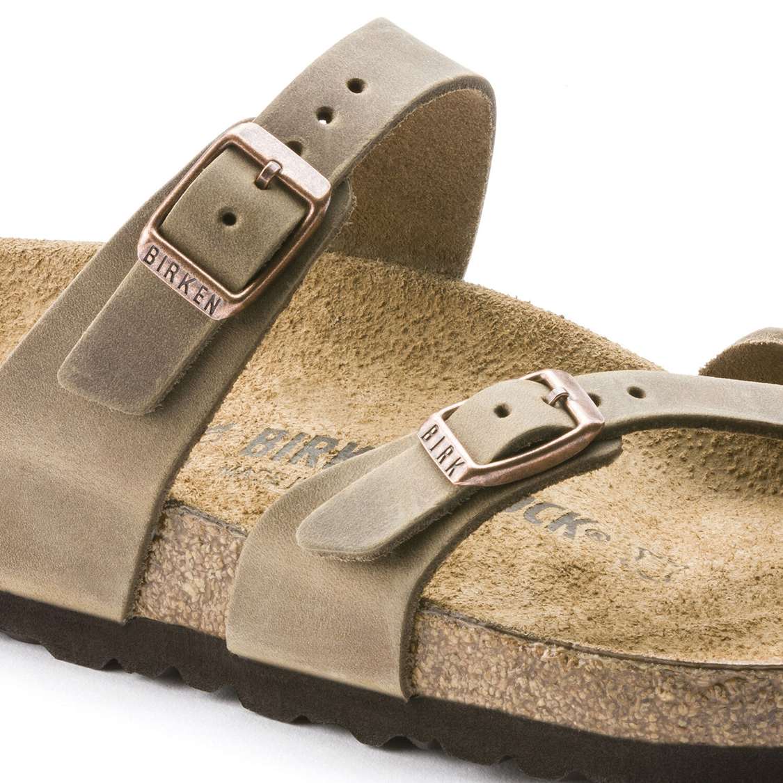 Birkenstock Mayari Oiled Leather Multi Strap Sandals Brown | HQCpbG5cpT9