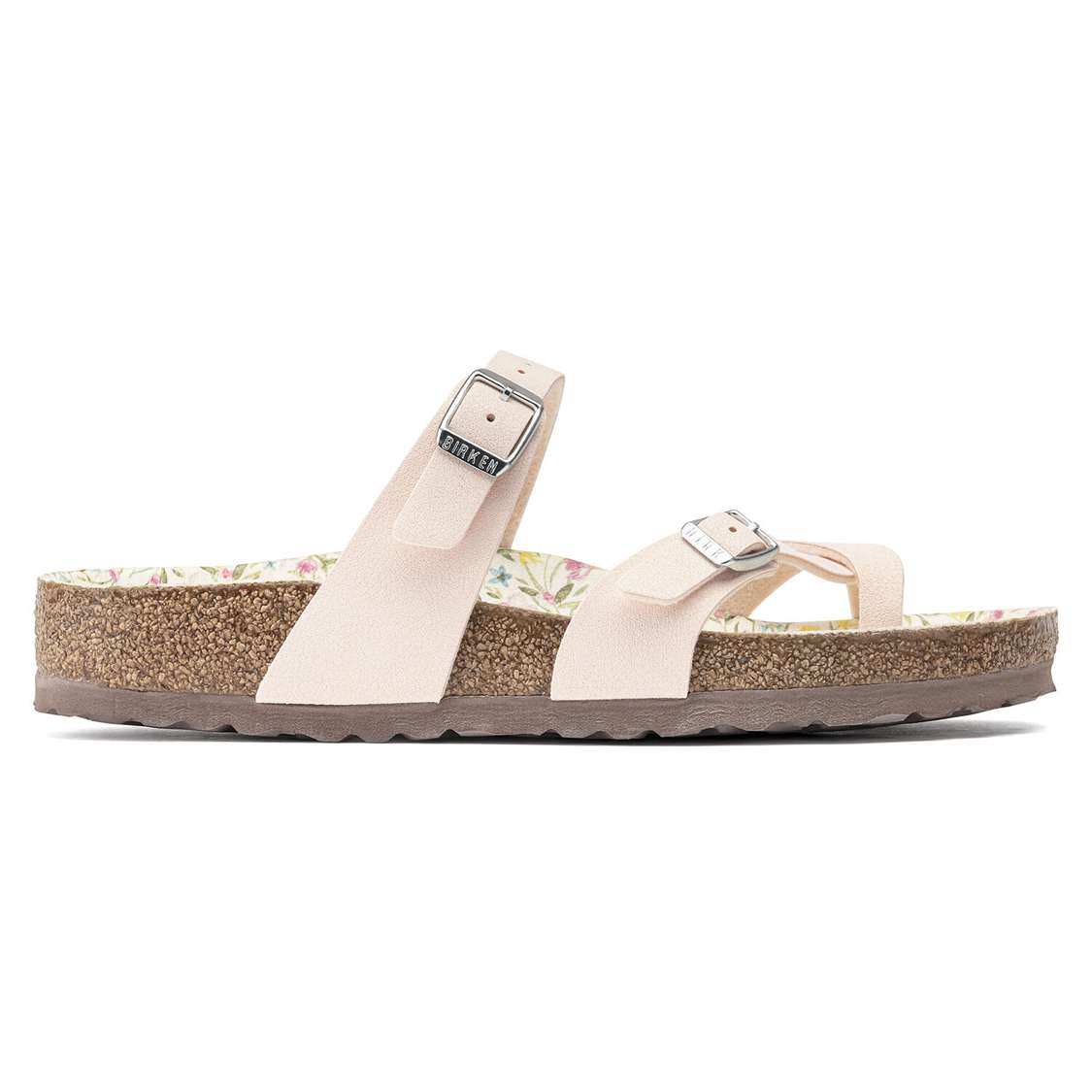 Birkenstock Mayari Vegan Birkibuc Multi Strap Sandals Light Rose | vn4UkGchZAD