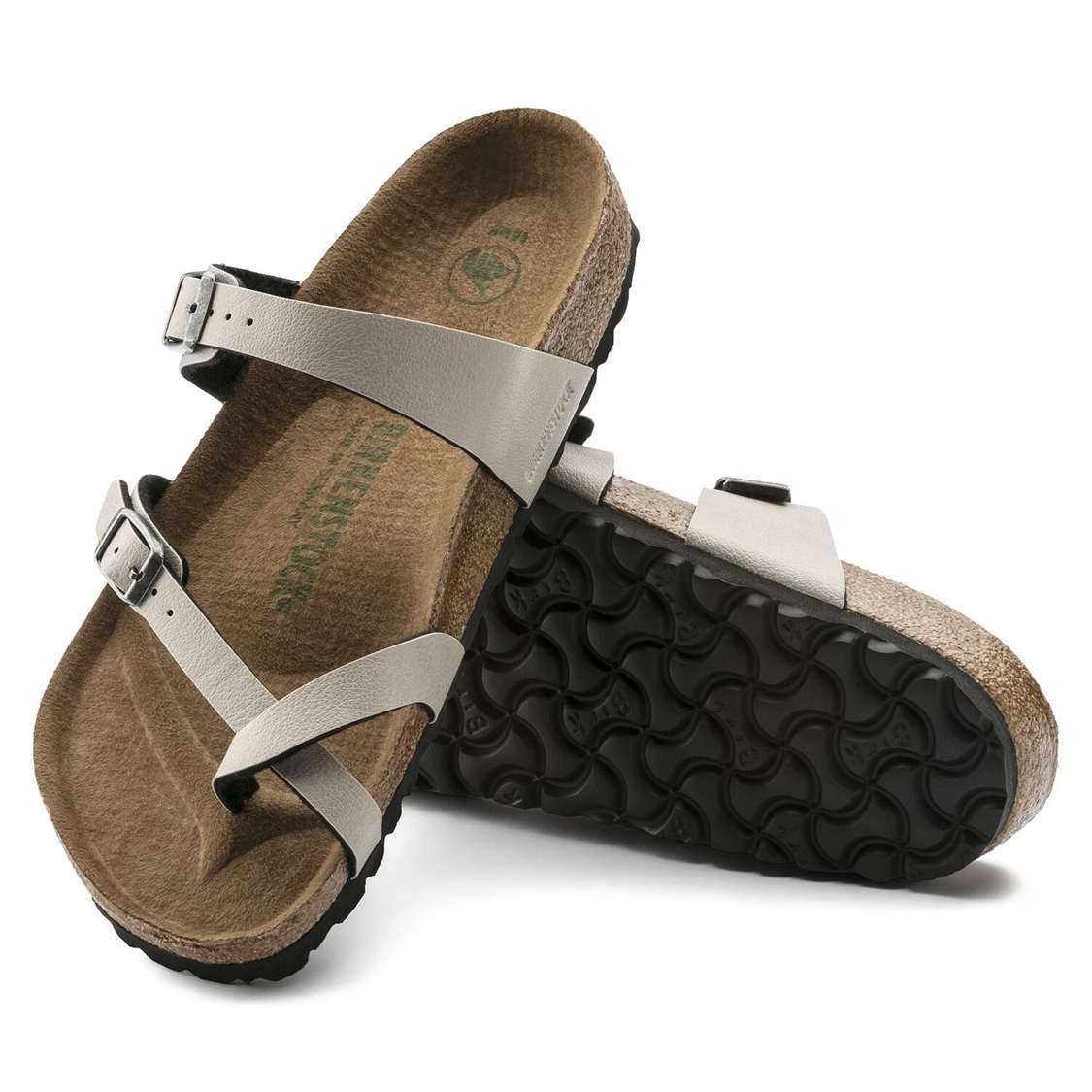 Birkenstock Mayari Vegan Birko-Flor Thong Grey | NezC1erspz6