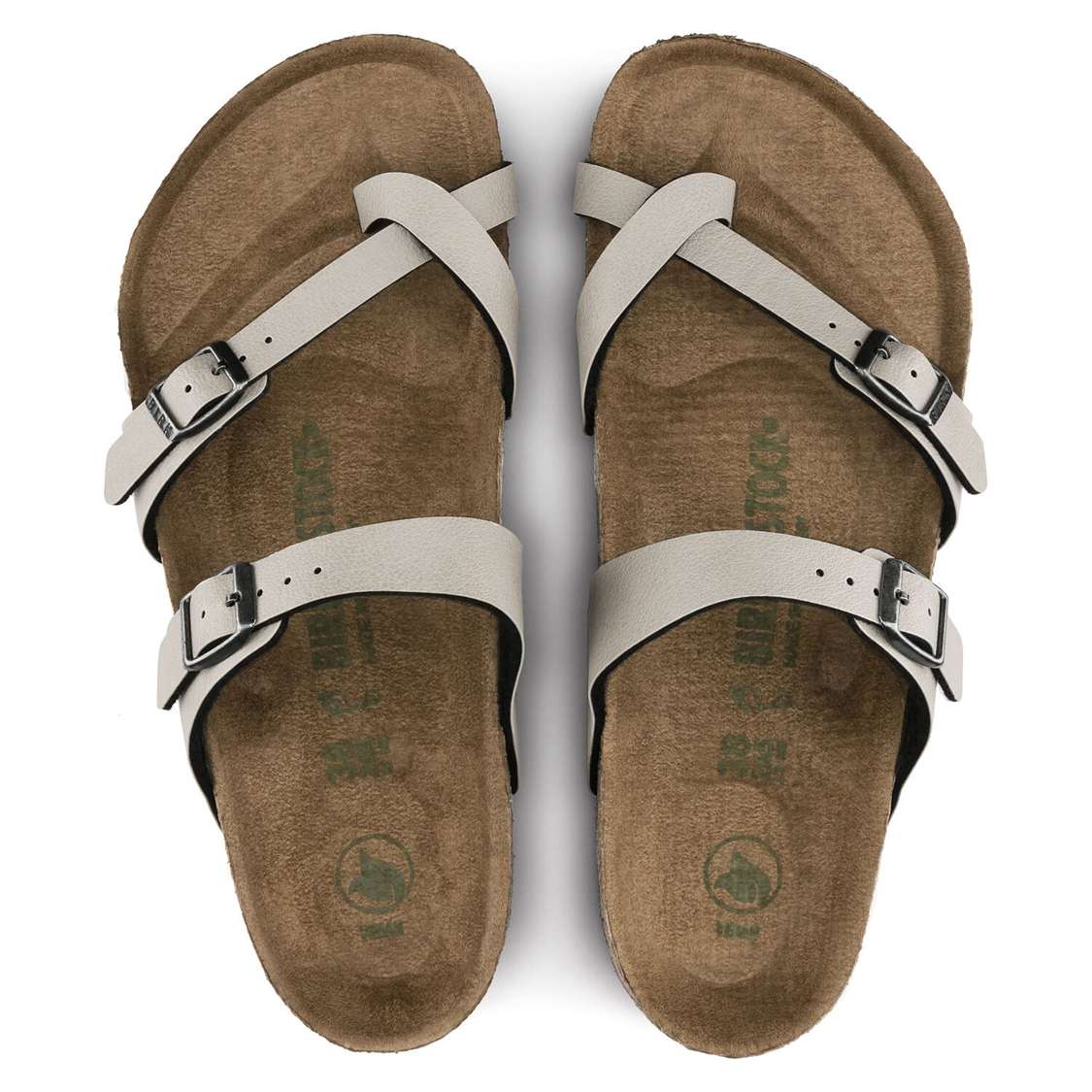 Birkenstock Mayari Vegan Birko-Flor Thong Grey | NezC1erspz6