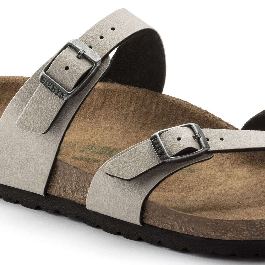 Birkenstock Mayari Vegan Birko-Flor Thong Grey | NezC1erspz6