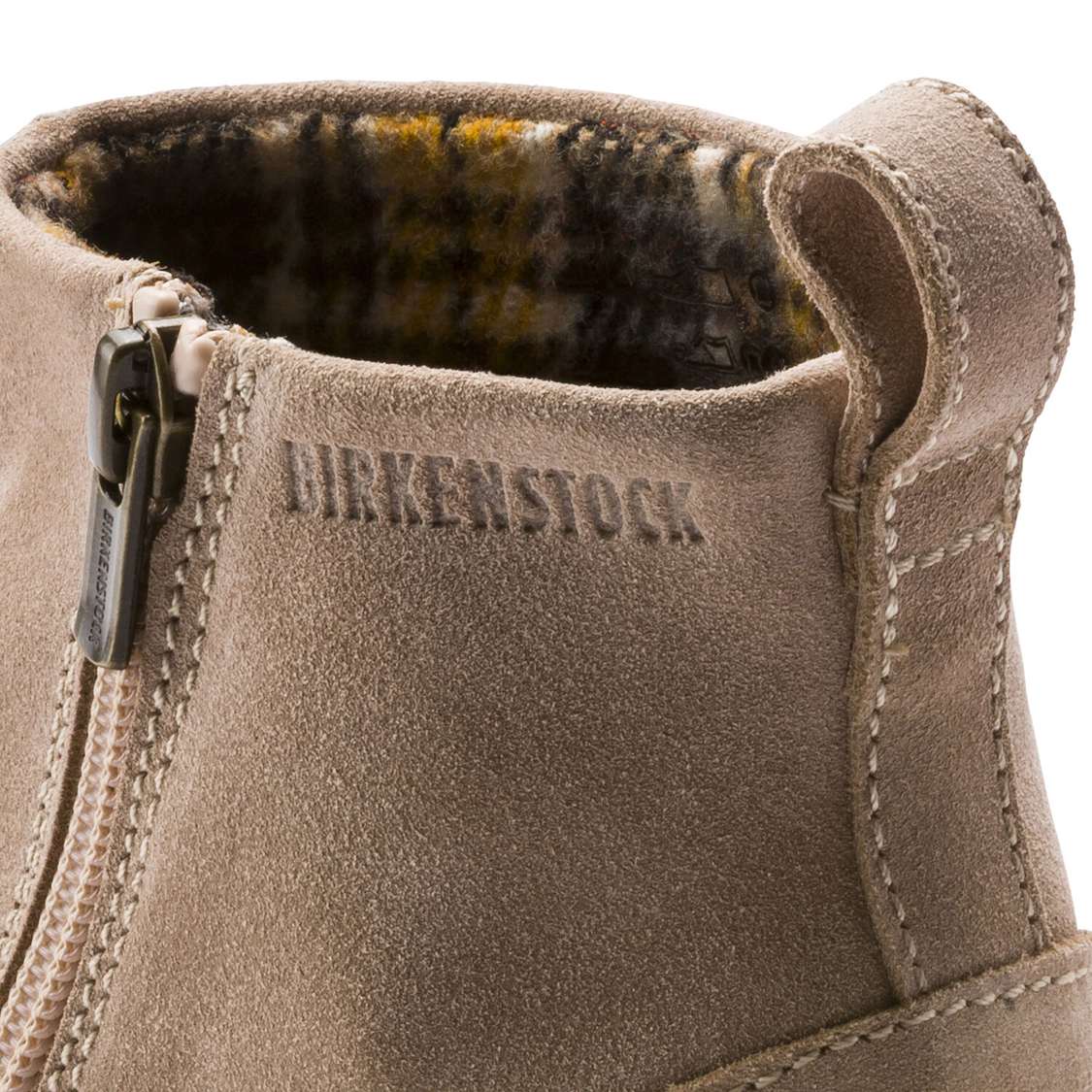 Birkenstock Melrose Suede Leather Boots Yellow | DG7rEzt75eu