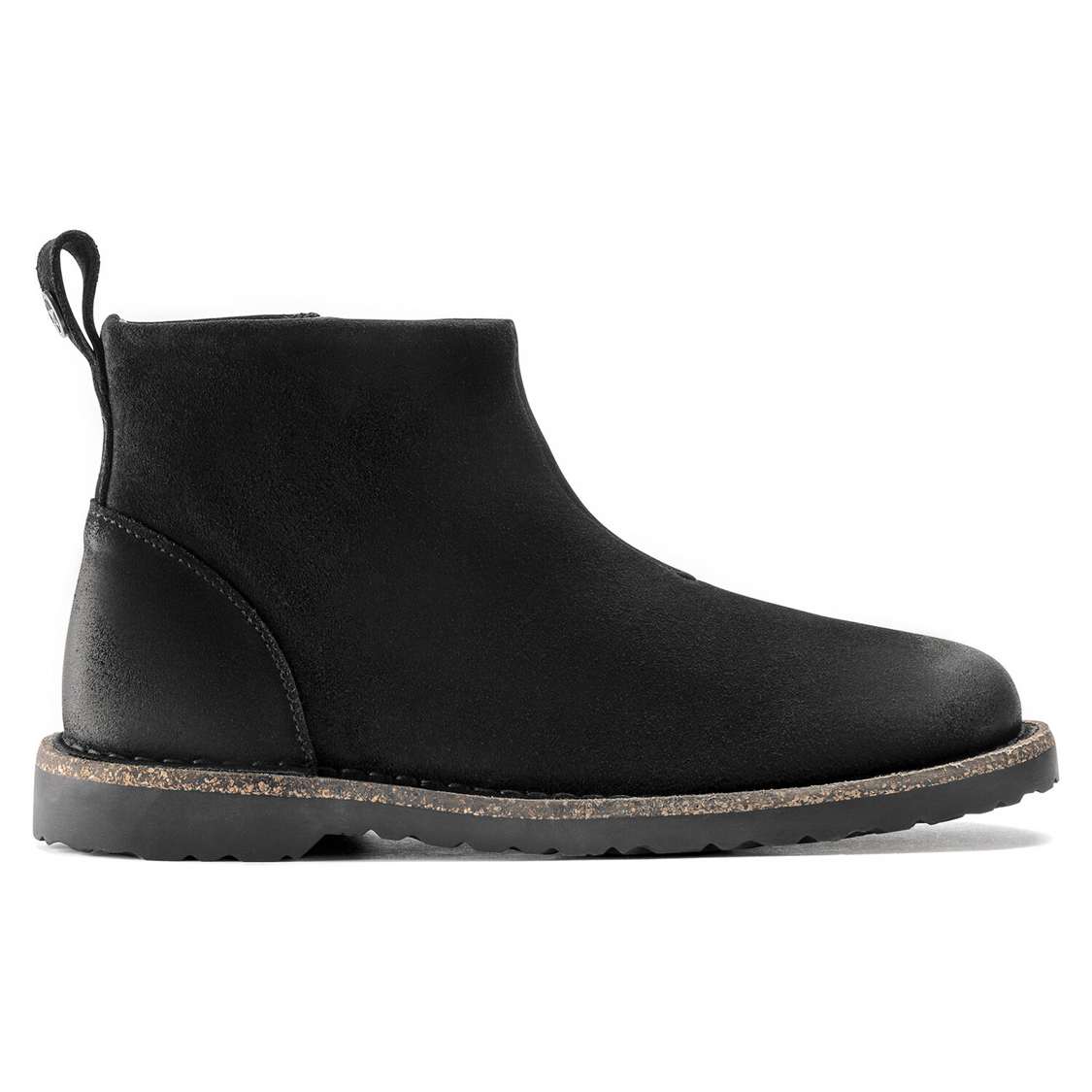 Birkenstock Melrose Suede Leather Boots Black | a61jivmxlYl