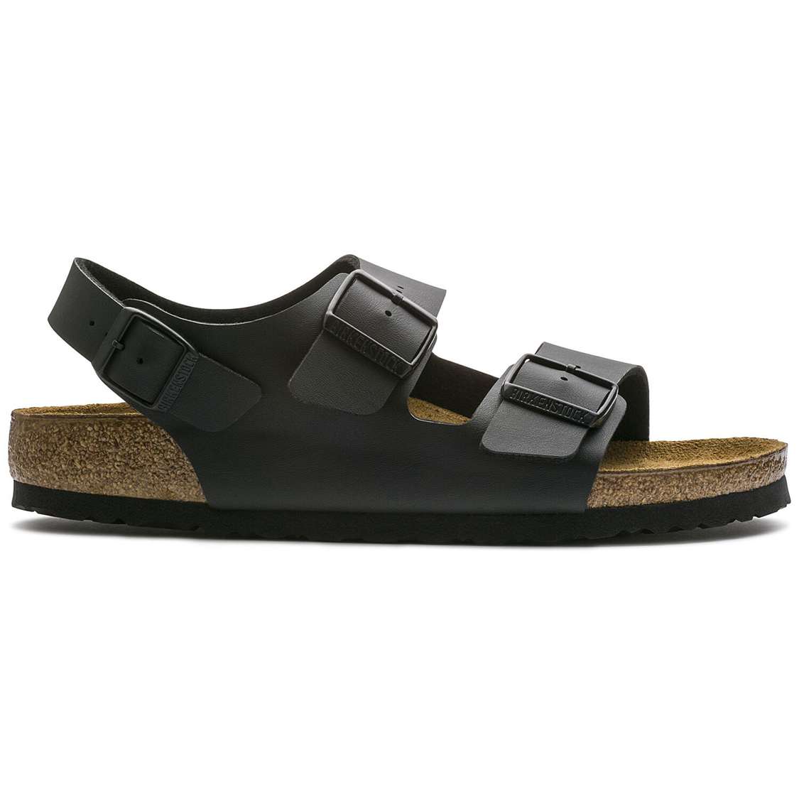 Birkenstock Milano Birko-Flor Back Strap Sandals Black | 2mC4aWkEcFt