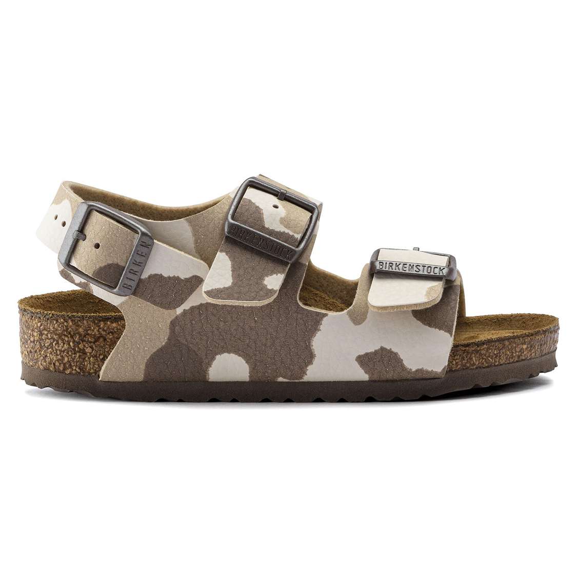 Birkenstock Milano Birko-Flor Boys Sandals Camo | VHuMdLJvGYs