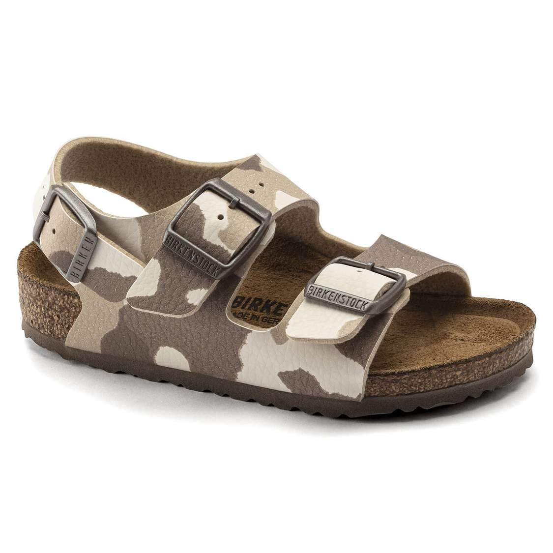 Birkenstock Milano Birko-Flor Boys Sandals Camo | VHuMdLJvGYs