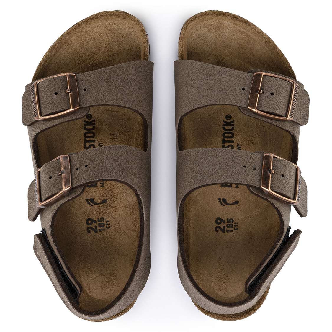 Birkenstock Milano HL Birkibuc Boys Sandals Yellow | HNarSWZgOvx