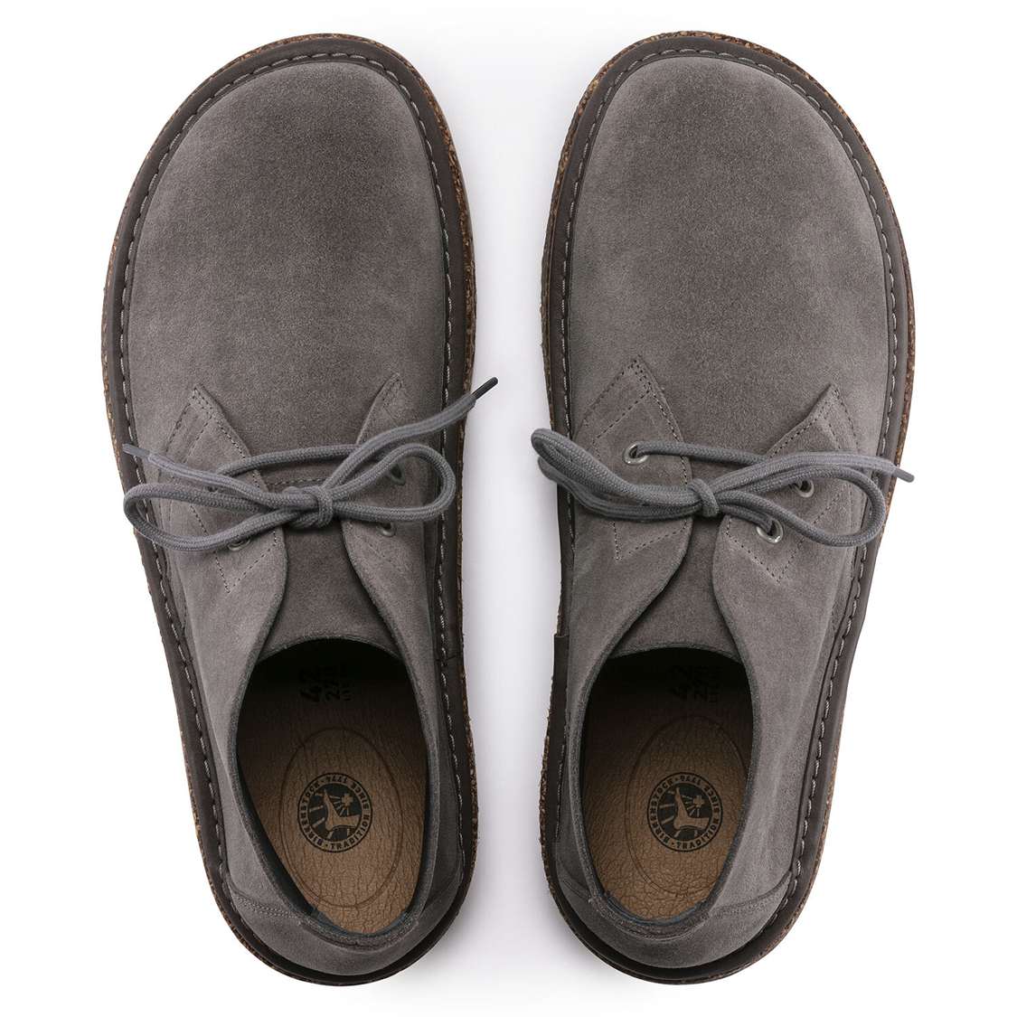 Birkenstock Milton Suede Leather Boots Grey | cDVV5ajRm53