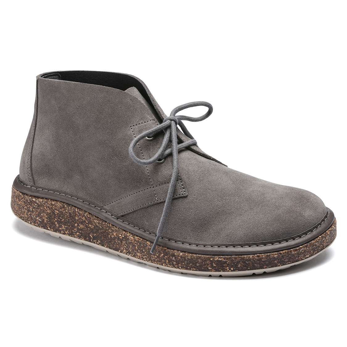 Birkenstock Milton Suede Leather Boots Grey | cDVV5ajRm53