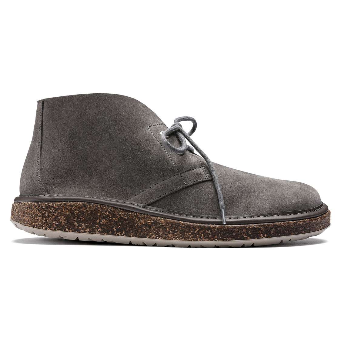 Birkenstock Milton Suede Leather Low Shoes Grey | lyZYaB2NX4n