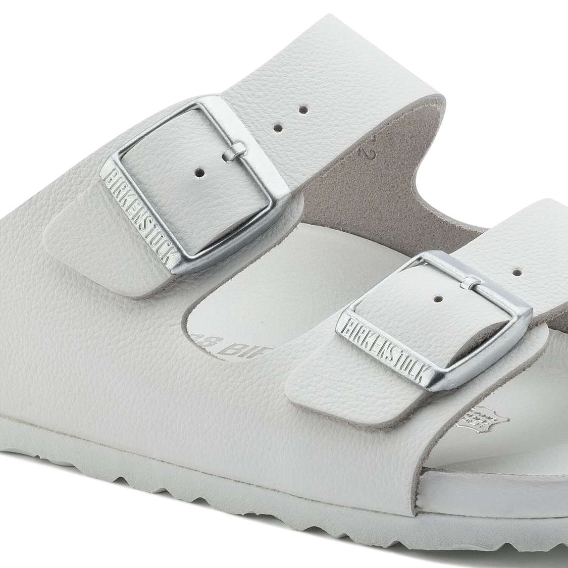 Birkenstock Monterey Exquisite Leather Two Strap Sandals White | KYQSpTb2NRi