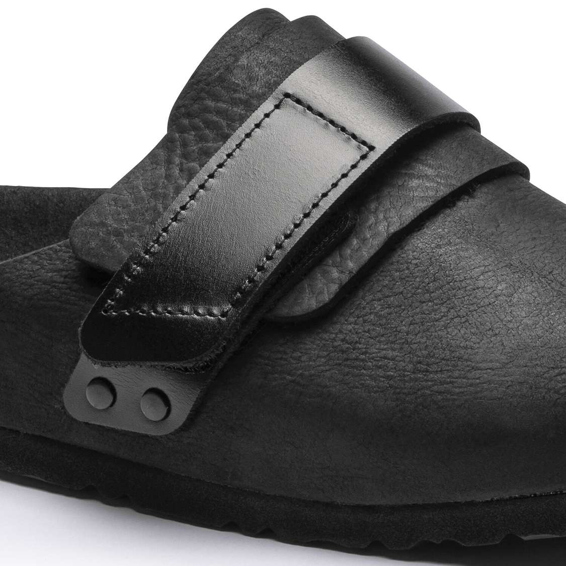 Birkenstock Nagoya Nubuck Leather Clogs Black | 7Dbib8dnjIK