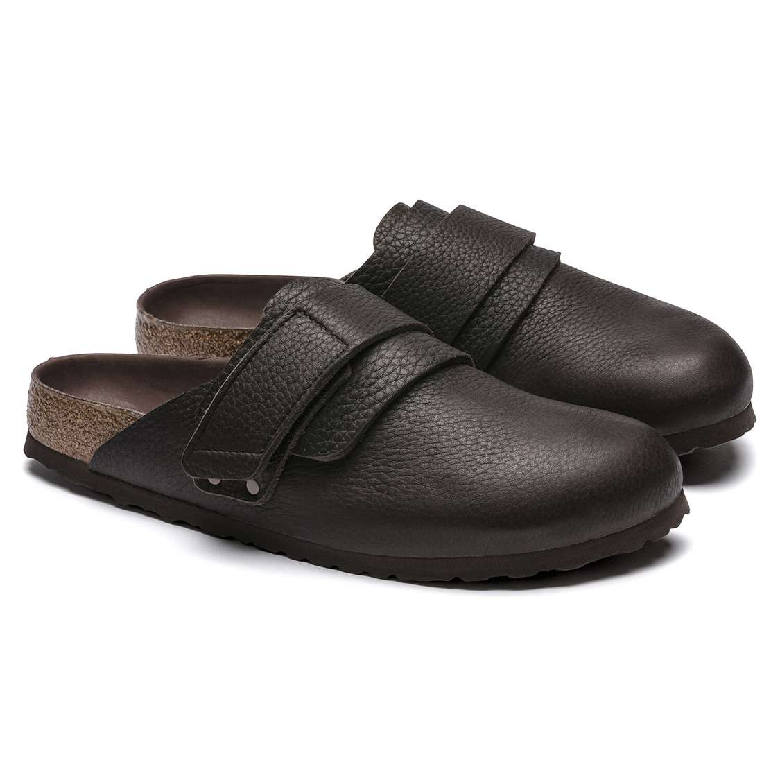 Birkenstock Nagoya Nubuck Leather Clogs Black | uacKHblxacE