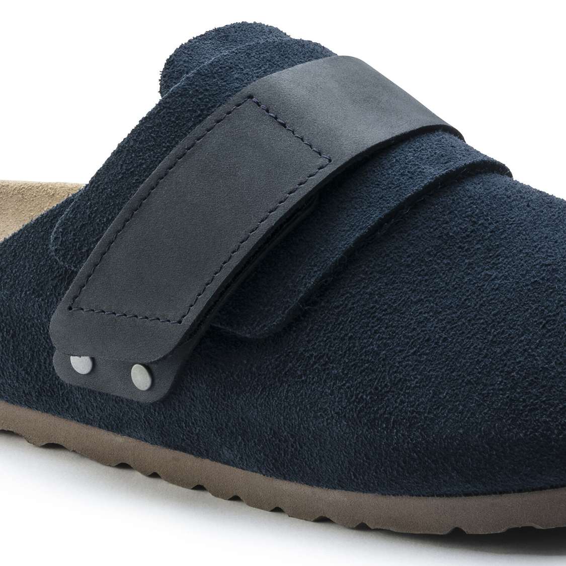 Birkenstock Nagoya Suede Leather Clogs Navy | nWXwu2Q4WYj