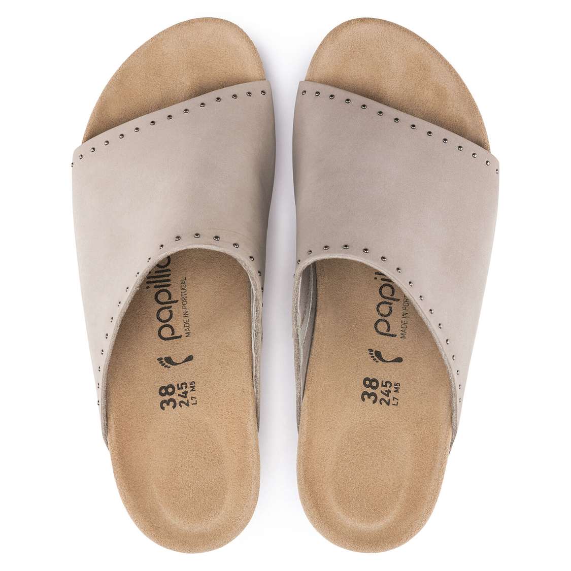 Birkenstock Namica Nubuck Leather One Strap Sandals Grey | URBdiOfNPQh