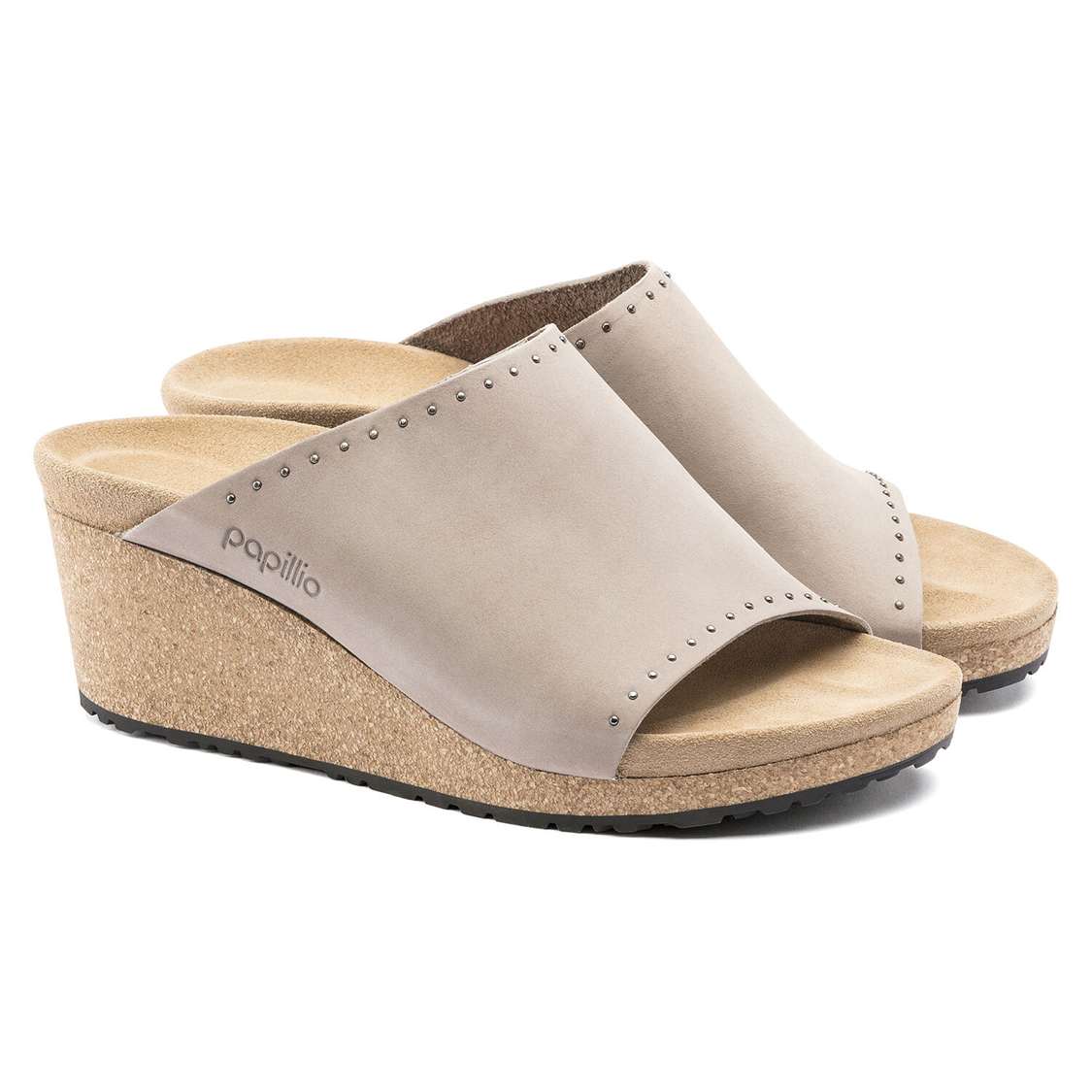 Birkenstock Namica Nubuck Leather One Strap Sandals Grey | URBdiOfNPQh