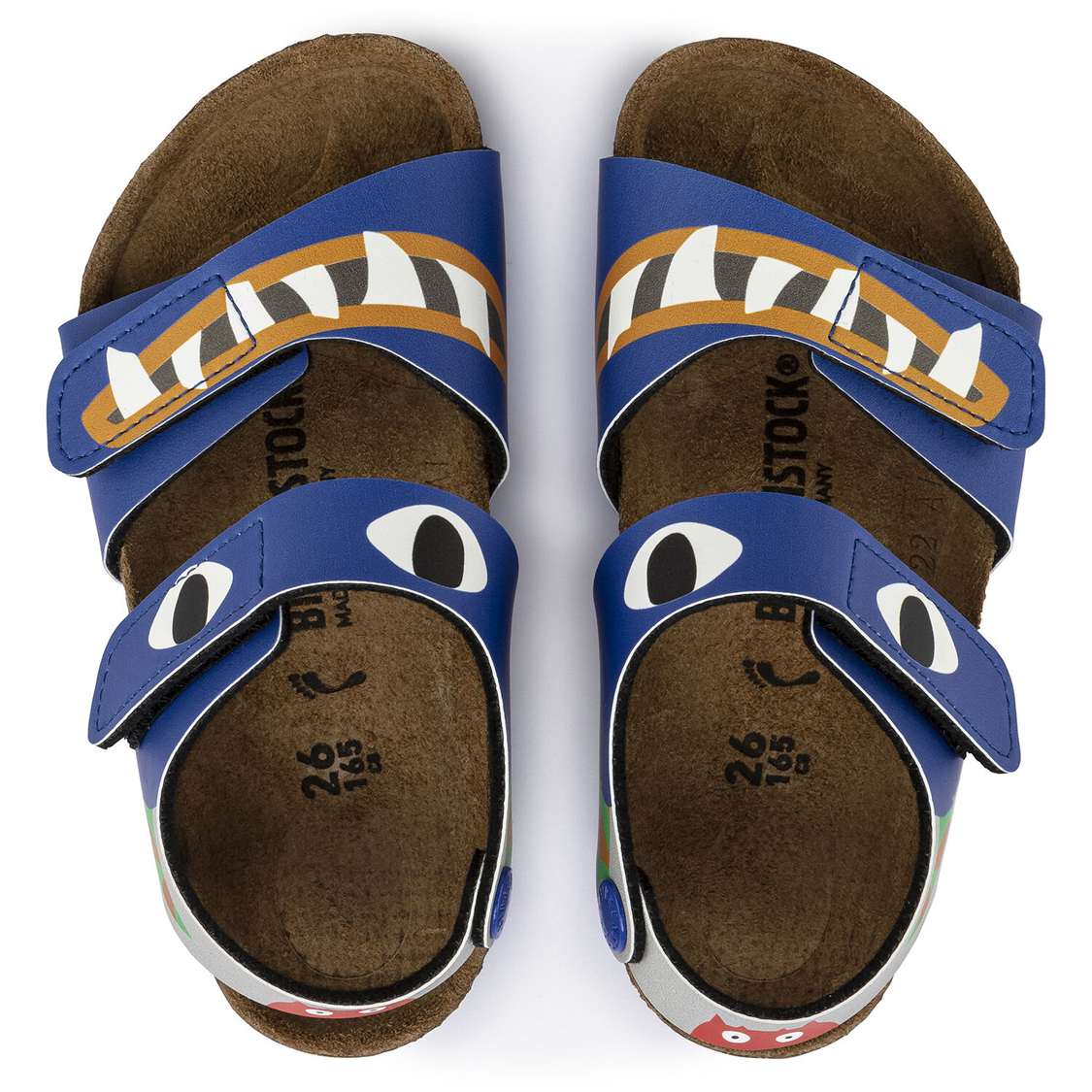 Birkenstock Palu Birko-Flor Boys Sandals Blue | KVmko83VxhN