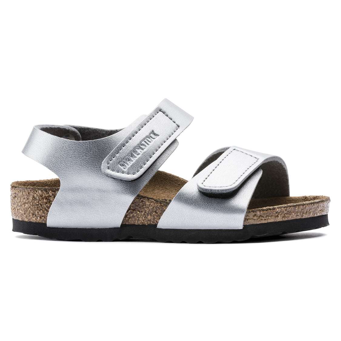 Birkenstock Palu Birko-Flor Girls Sandals Silver | GWQhzkMj1no