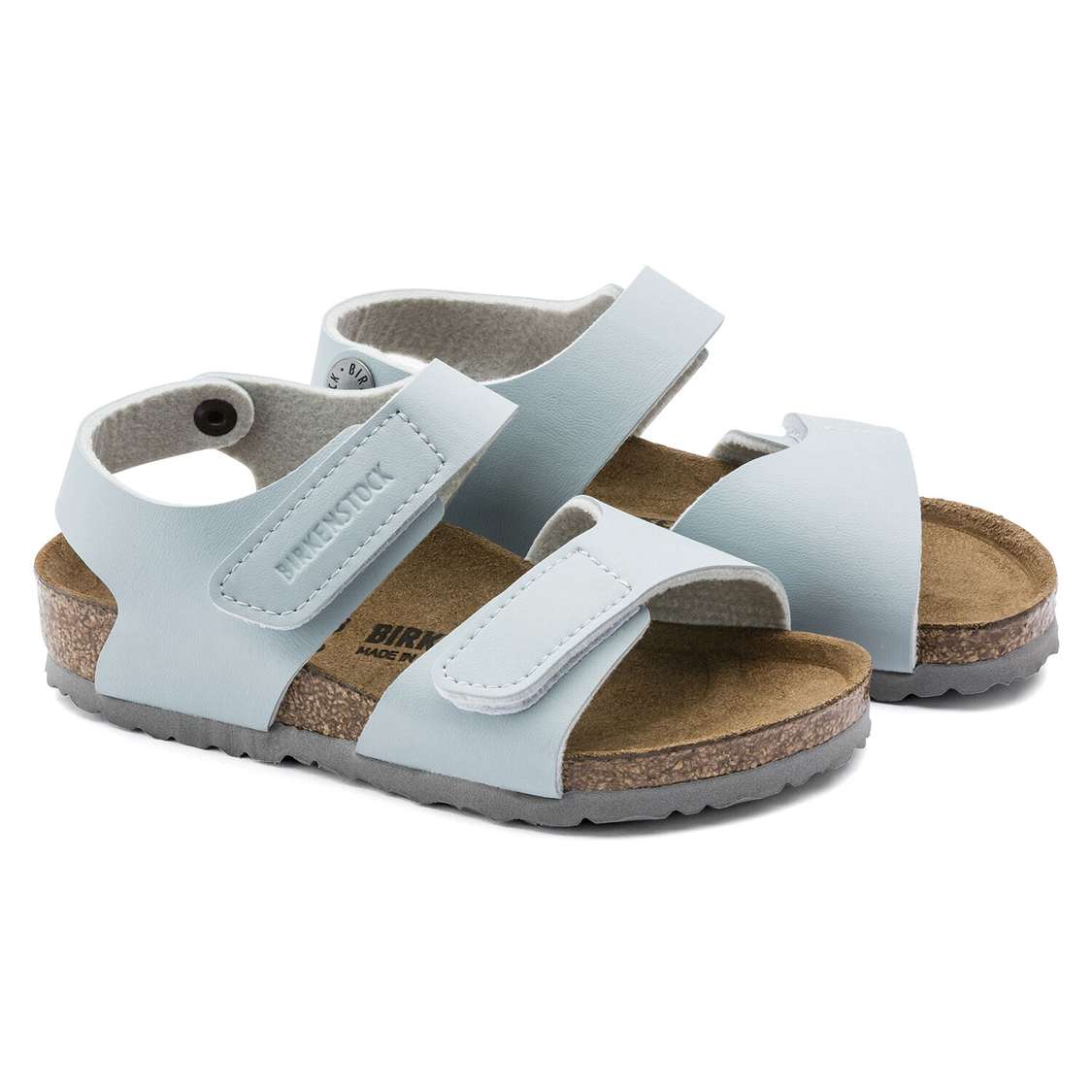 Birkenstock Palu Birko-Flor Girls Sandals Grey | SZes9UolqNS