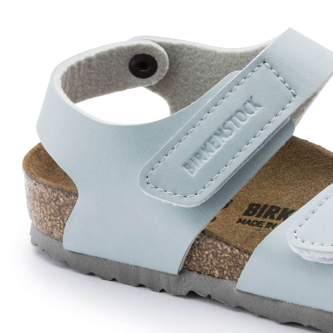 Birkenstock Palu Birko-Flor Girls Sandals Grey | SZes9UolqNS