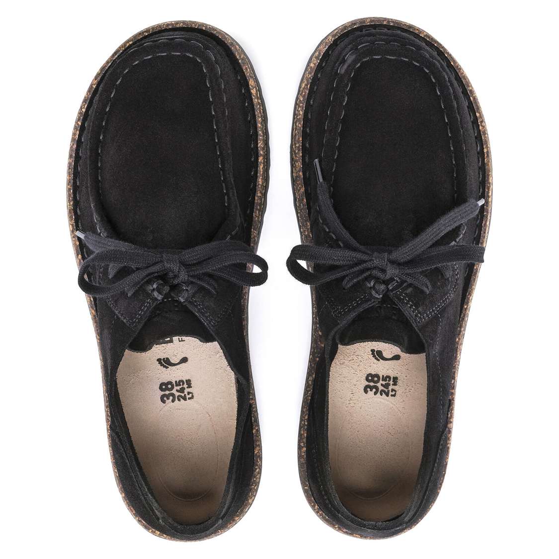 Birkenstock Pasadena Men III Suede Leather Low Shoes Black | Lp6PZRsqaWM