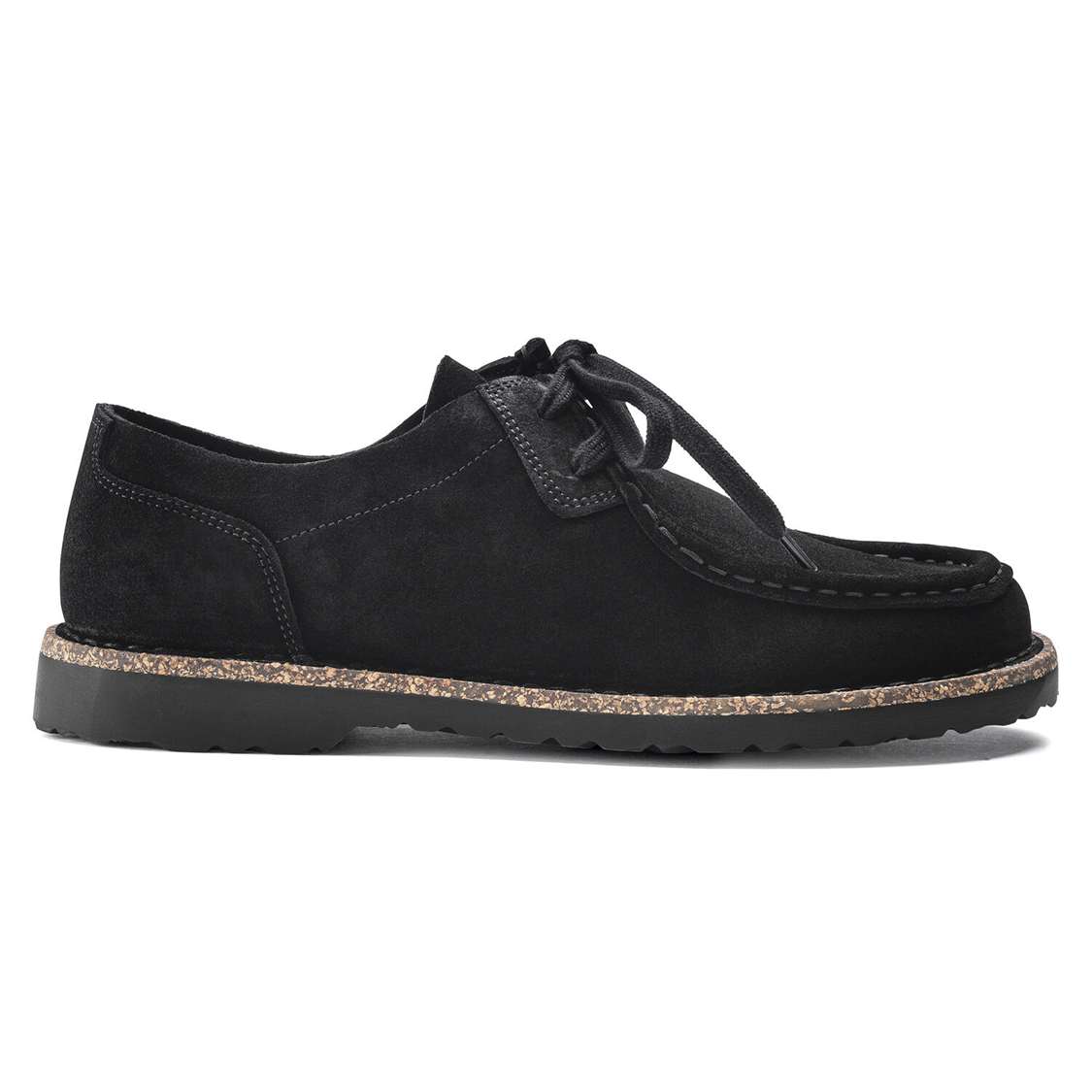 Birkenstock Pasadena Men III Suede Leather Low Shoes Black | Lp6PZRsqaWM