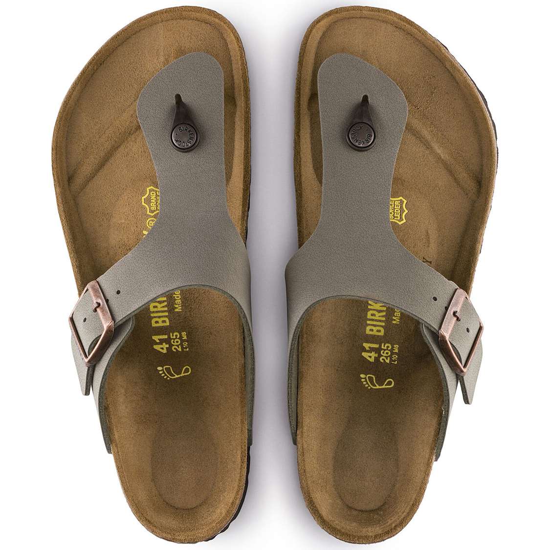 Birkenstock Ramses Birkibuc One Strap Sandals Grey | UWhnmVrIslm