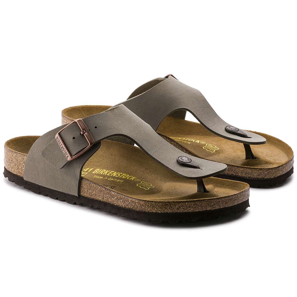 Birkenstock Ramses Birkibuc One Strap Sandals Grey | UWhnmVrIslm