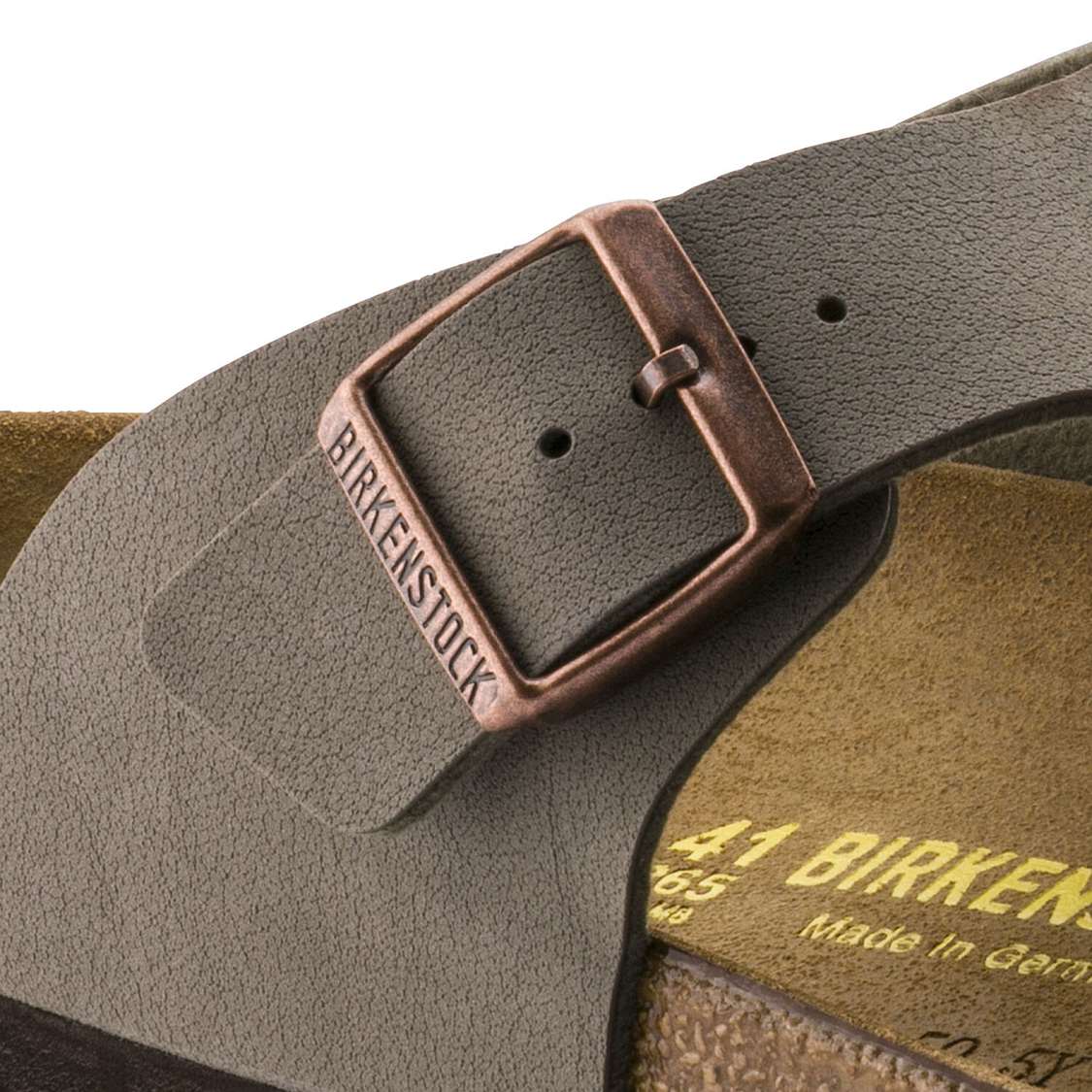 Birkenstock Ramses Birkibuc One Strap Sandals Grey | UWhnmVrIslm