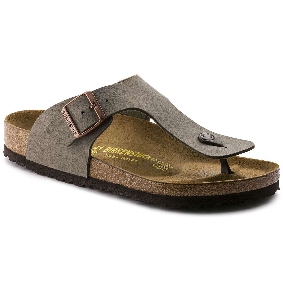 Birkenstock Ramses Birkibuc One Strap Sandals Grey | UWhnmVrIslm