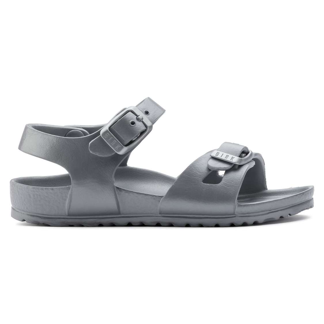 Birkenstock Rio Essentials EVA Girls Sandals Silver | KRsFDeWol71