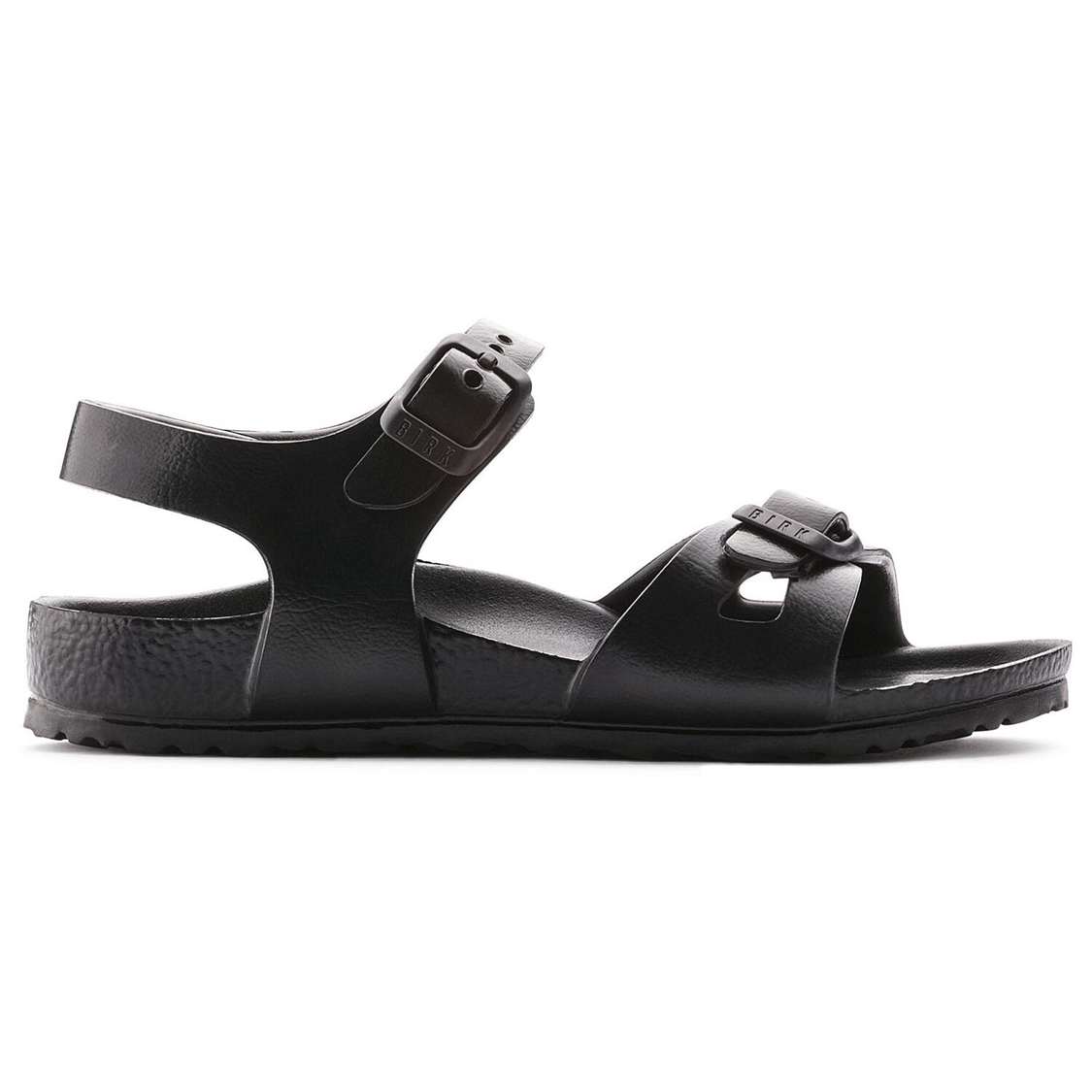 Birkenstock Rio Essentials EVA Girls Sandals Black | uZremxCmJto