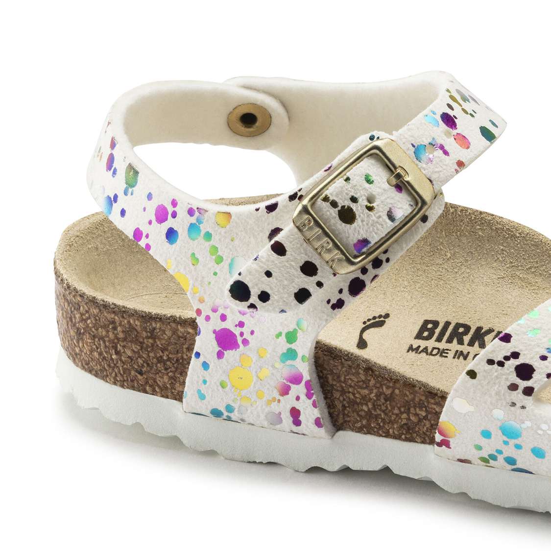 Birkenstock Rio Microfiber Girls Sandals White | Qc65RMs3mOt