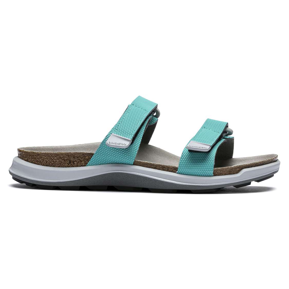 Birkenstock Sahara Birko-Flor Two Strap Sandals Light Turquoise | j784R2UB5aQ