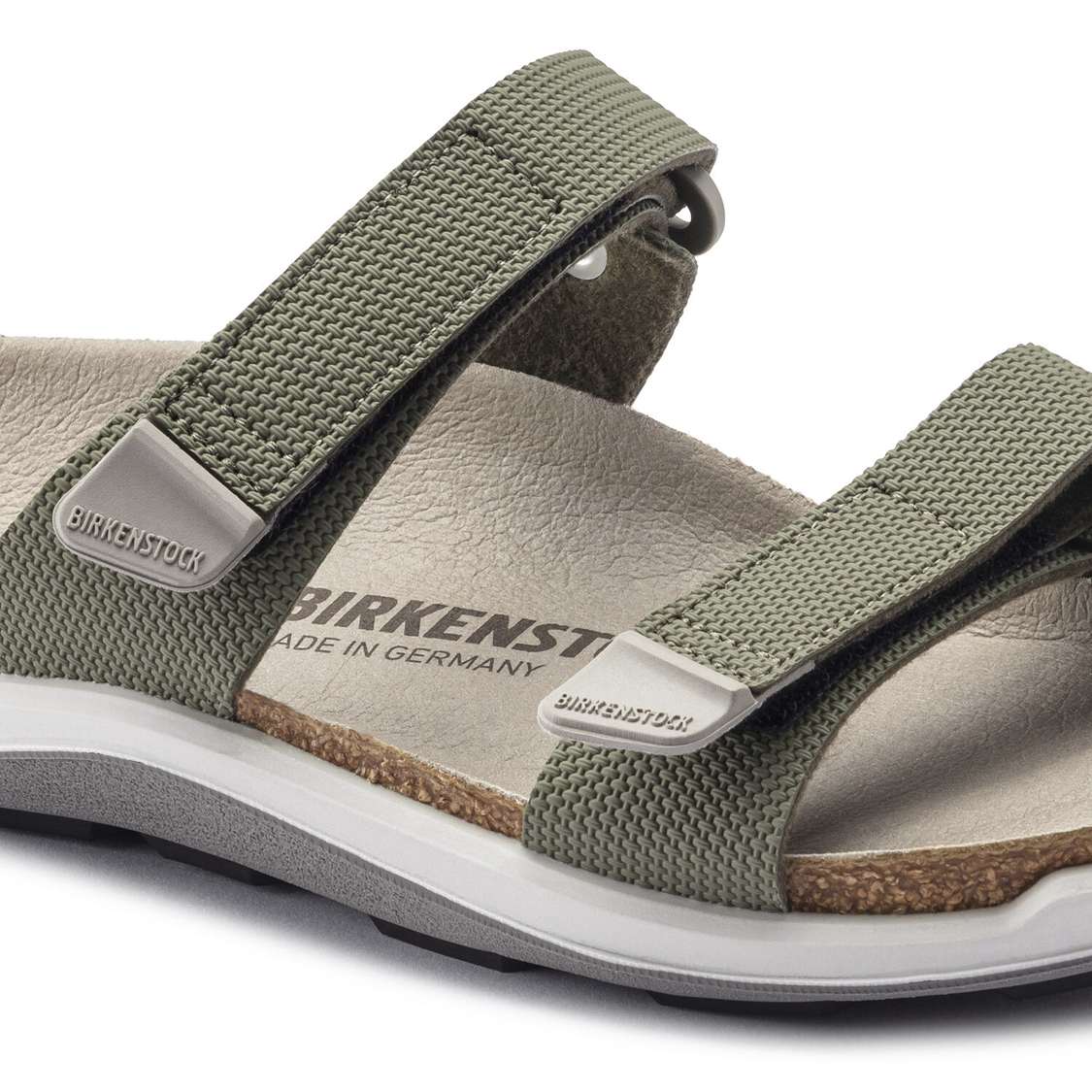 Birkenstock Sahara Birko-Flor Two Strap Sandals Khaki | x7rUqOgdBl1