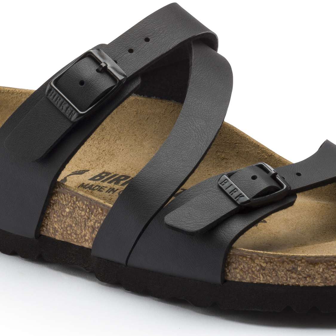 Birkenstock Salina Birko-Flor Multi Strap Sandals Black | IQ23kEklVlE