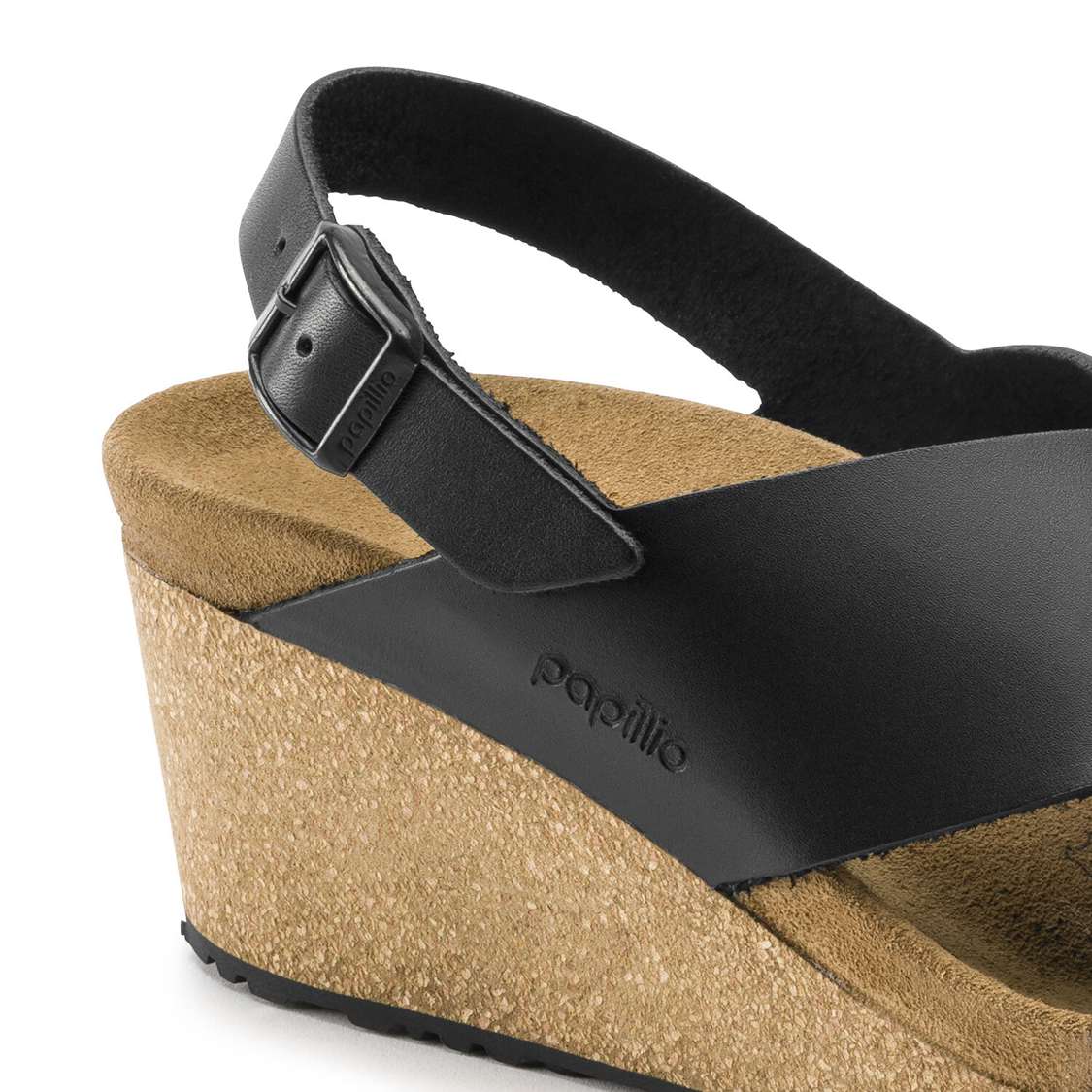 Birkenstock Samira Leather Two Strap Sandals Black | nujwlrpU5iv