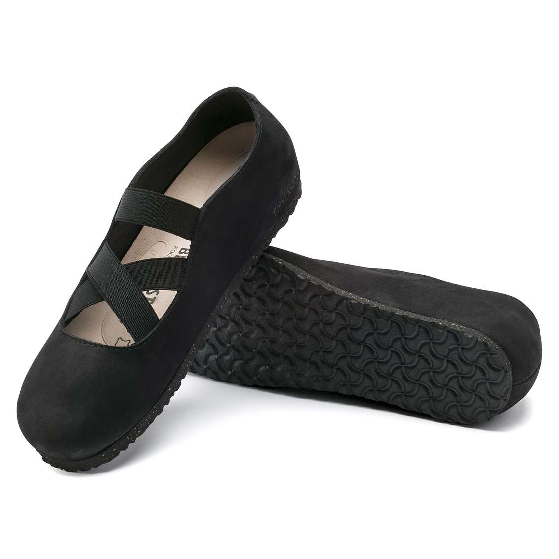 Birkenstock Santa Ana Nubuck Leather Low Shoes Black | 9vLEznMLgLK