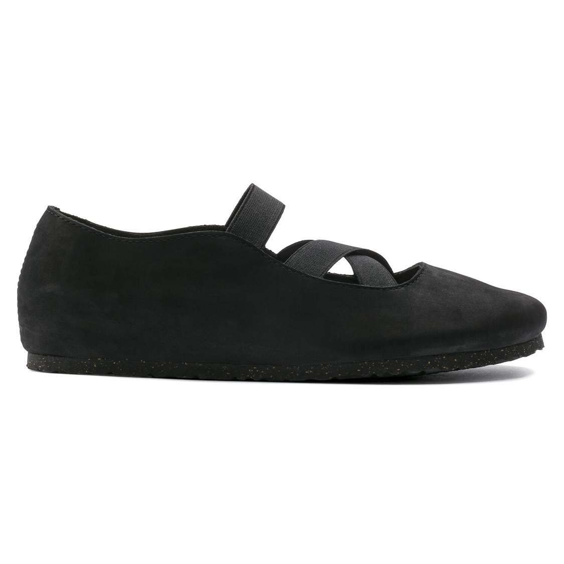 Birkenstock Santa Ana Nubuck Leather Low Shoes Black | 9vLEznMLgLK