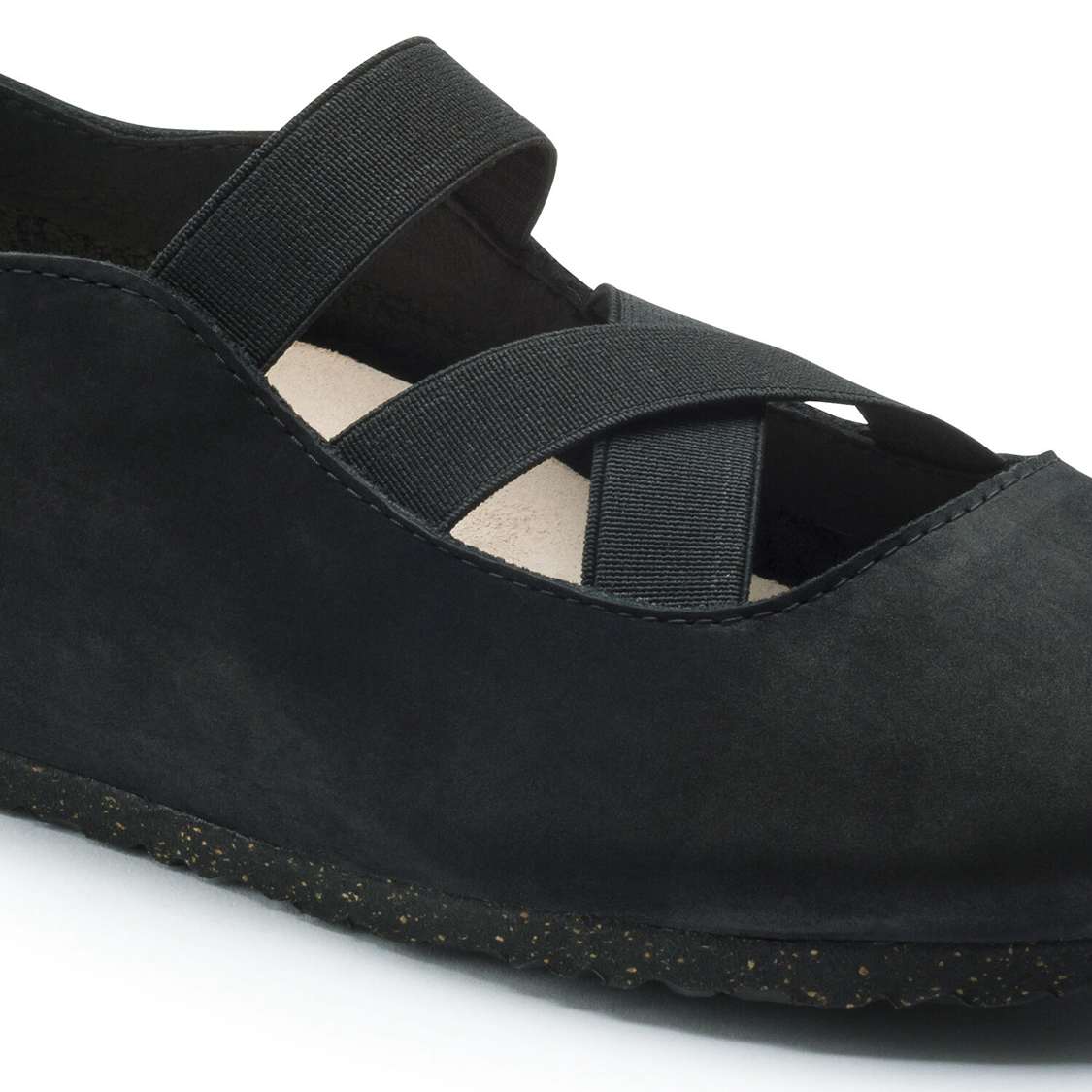 Birkenstock Santa Ana Nubuck Leather Low Shoes Black | 9vLEznMLgLK