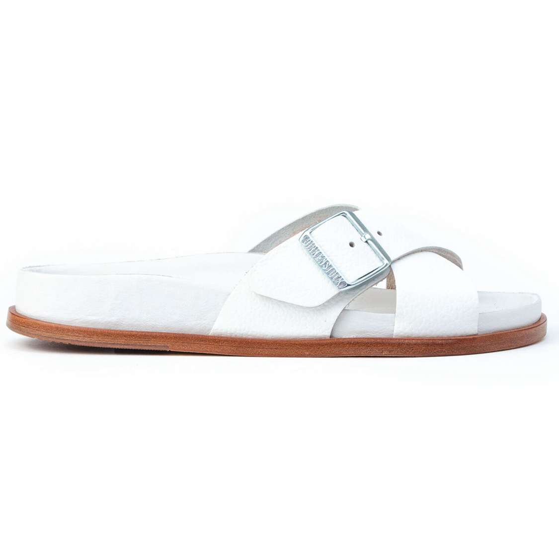 Birkenstock Siena Exquisite Leather Two Strap Sandals White | LvQGFZ9jw62