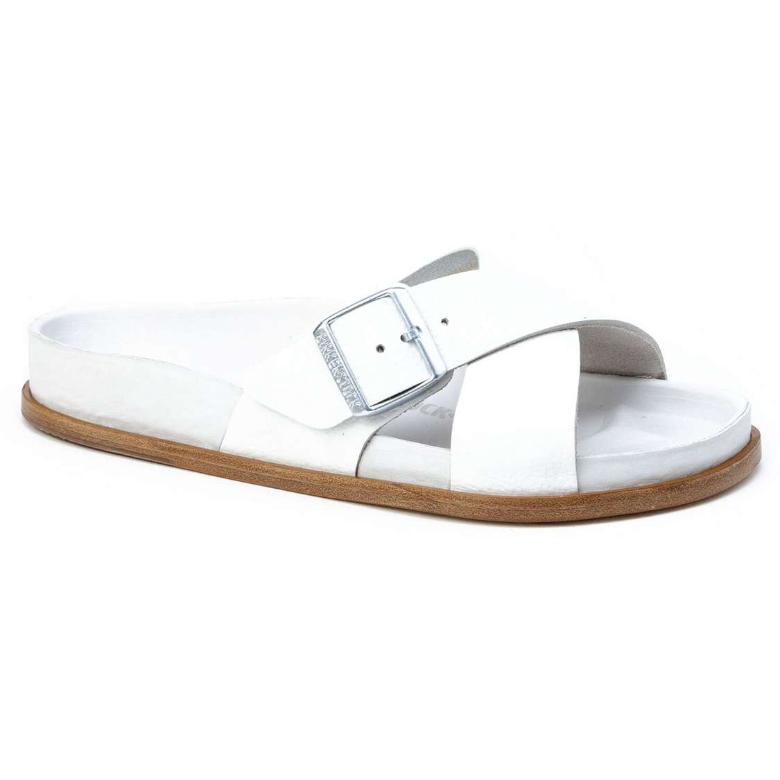 Birkenstock Siena Exquisite Leather Two Strap Sandals White | LvQGFZ9jw62