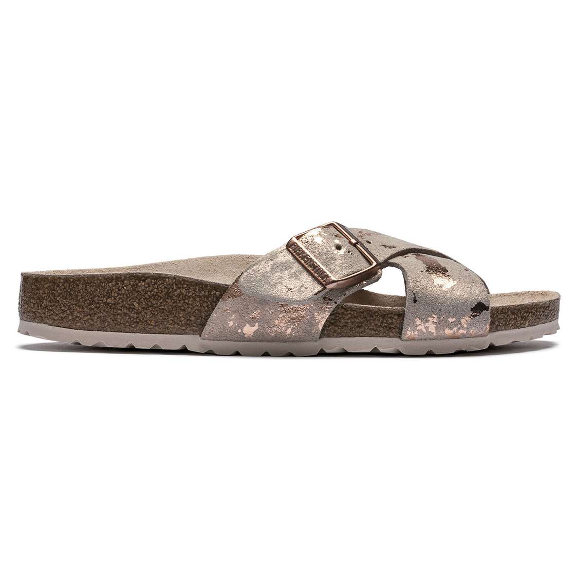 Birkenstock Siena Suede Leather Two Strap Sandals Rose Copper | dZz35Dt9hE1