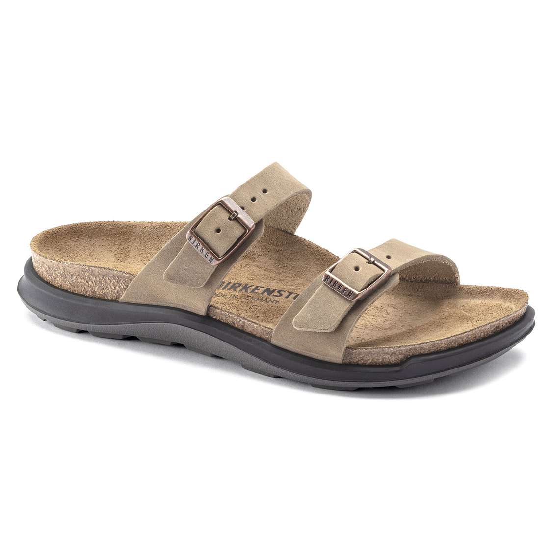 Birkenstock Sierra Oiled Leather Two Strap Sandals Brown | D6FjCD3a4V5