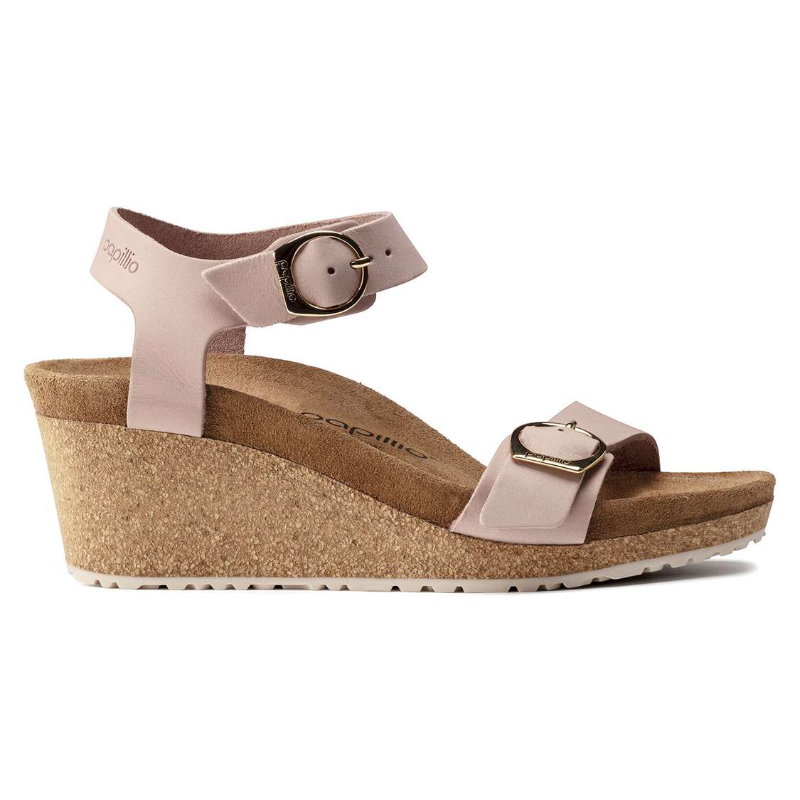 Birkenstock Soley Nubuck Leather Back Strap Sandals Pink | hYndf9EbYkB