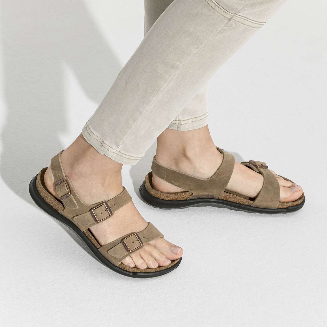 Birkenstock Sonora Oiled Leather Two Strap Sandals Brown | yIL2g3JW8RJ