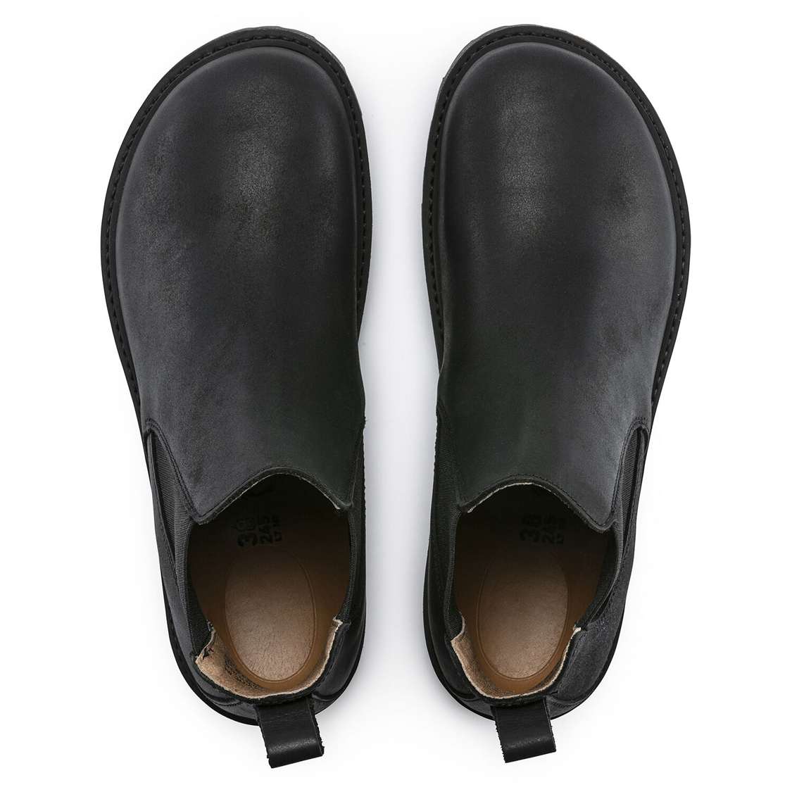 Birkenstock Stalon Nubuck Leather Boots Black | 2FLPbylNXIm