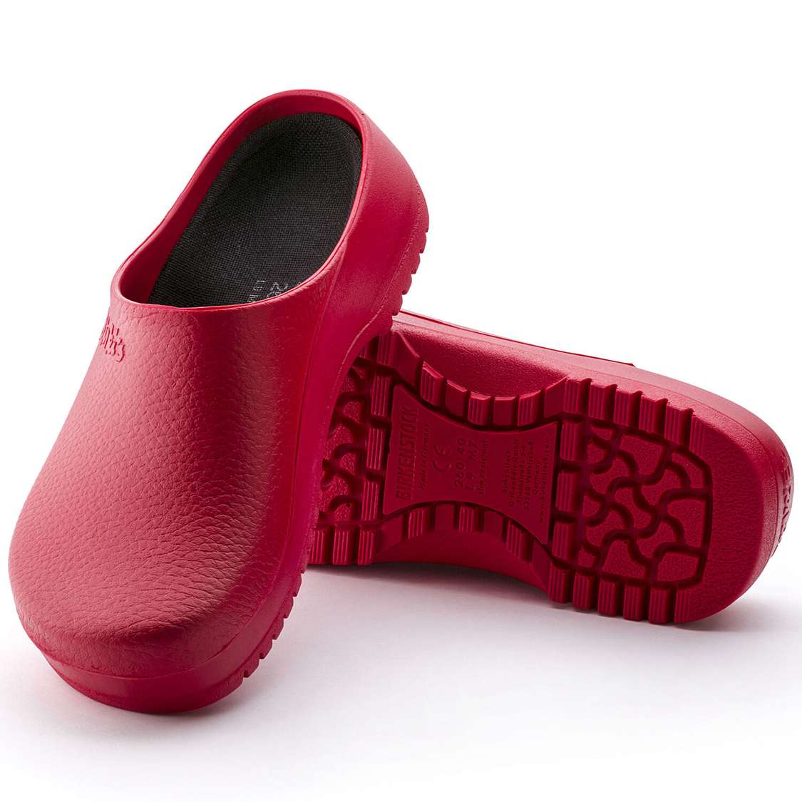 Birkenstock Super-Birki Polyurethane Clogs Red | 5iOLCDQyDDZ