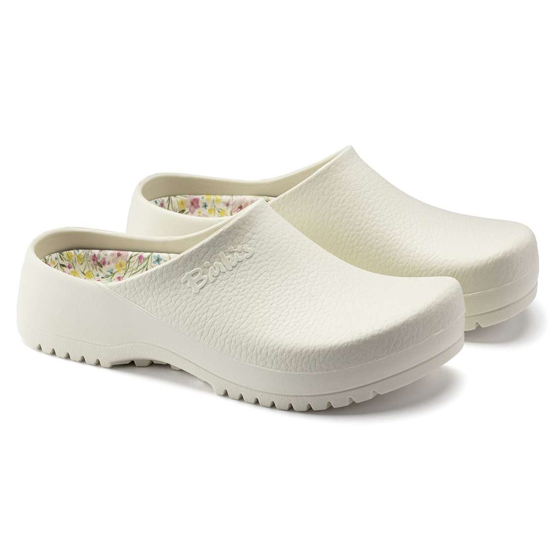 Birkenstock Super-Birki Polyurethane Clogs White | HvTLahz3vVa