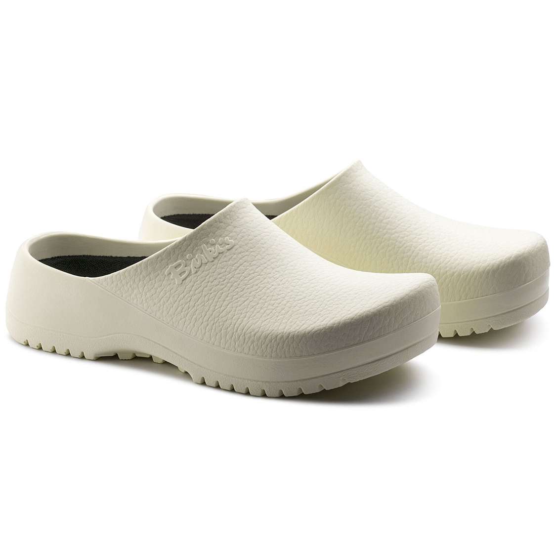 Birkenstock Super-Birki Polyurethane Clogs White | kxJWqQhWRAm